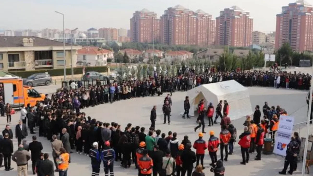 13 Ekim’de okullarda eş zamanlı tatbikat yapılacak