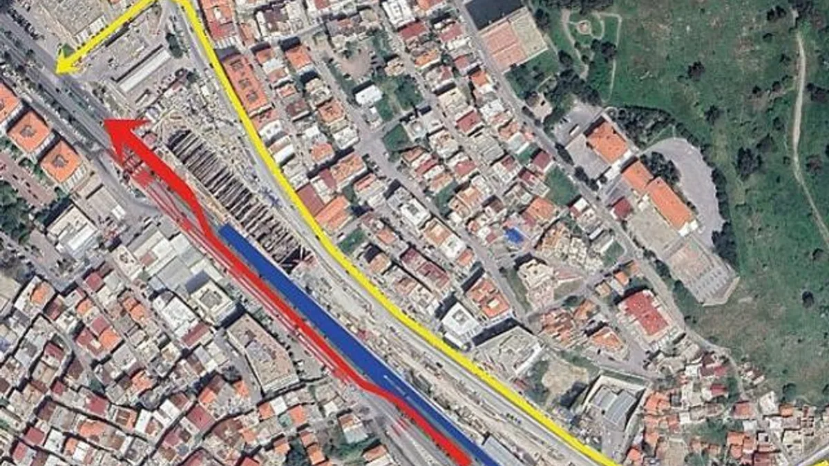450 tonluk köstebek kara yoluyla taşınacak Buca Metrosu’nda “dev mesai”