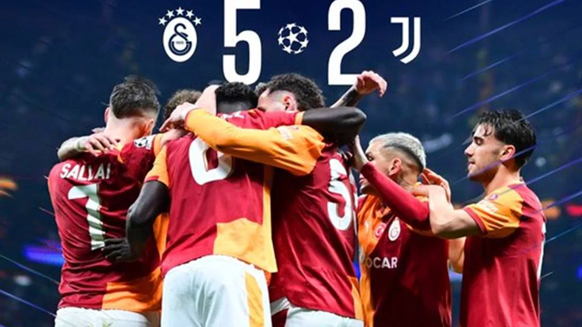 Galatasaray 5-2 Juventus (Maç Sonucu) Cimbom İstanbul’da tarih yazdı!
