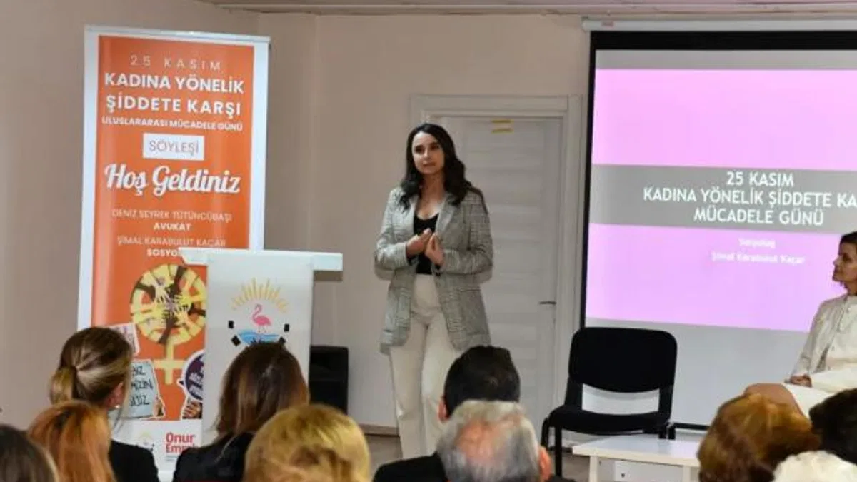 İzmir Çiğli’den şiddete ‘dur’ dediler