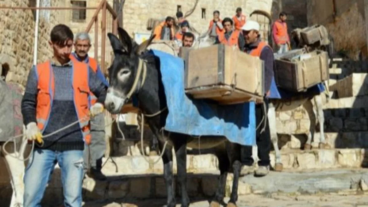 Mardin’in simgesi ‘Çöp Eşeklerin’ görevleri sona eriyor