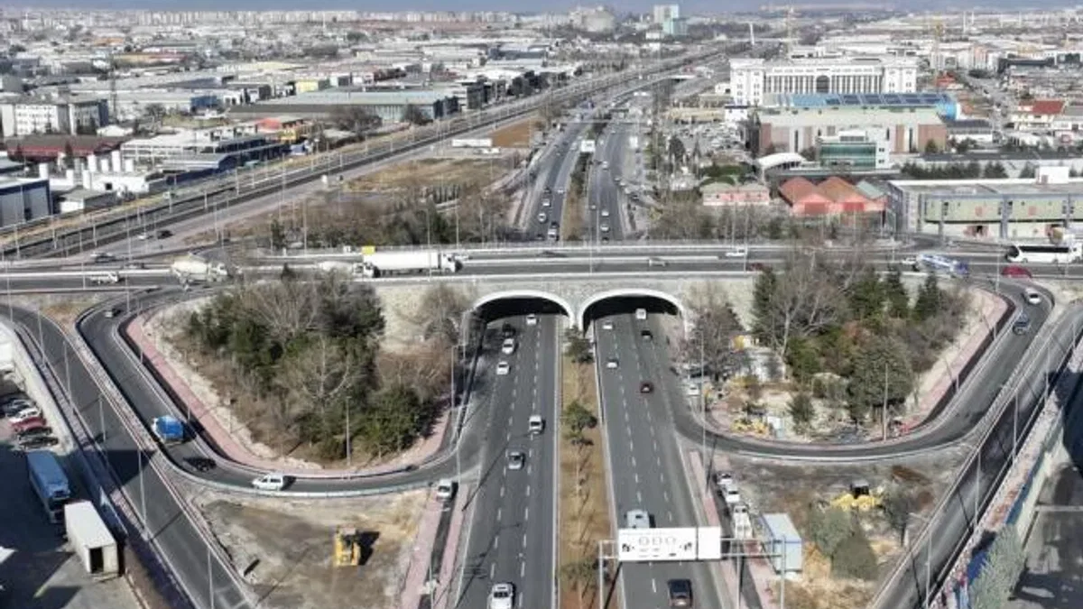Konya’da o kavşak için şerit sayısı ikiye çıkarıldı