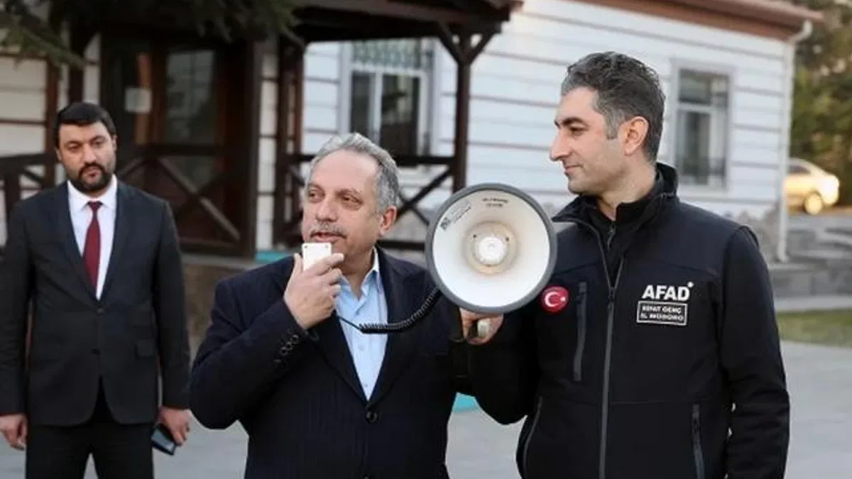 Kayseri Talas’ta deprem tatbikatı