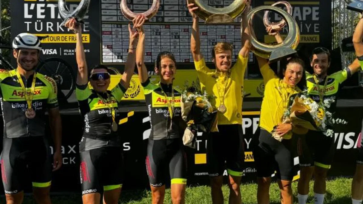 Bisiklet takımı yıl boyunca başarıya pedalladı