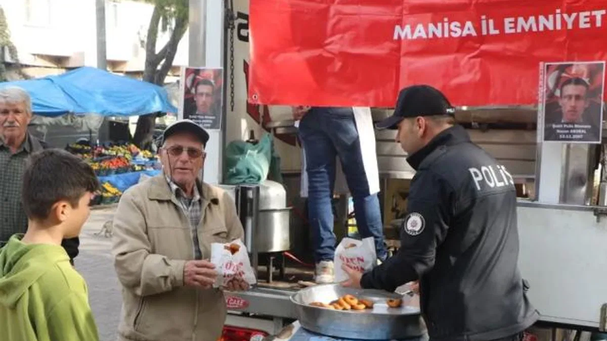 Manisa’dan şehit polis Hasan Akoral’a anma