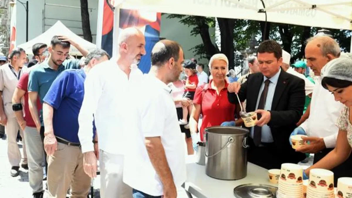 Bursa Osmangazi’de aşure ve dua