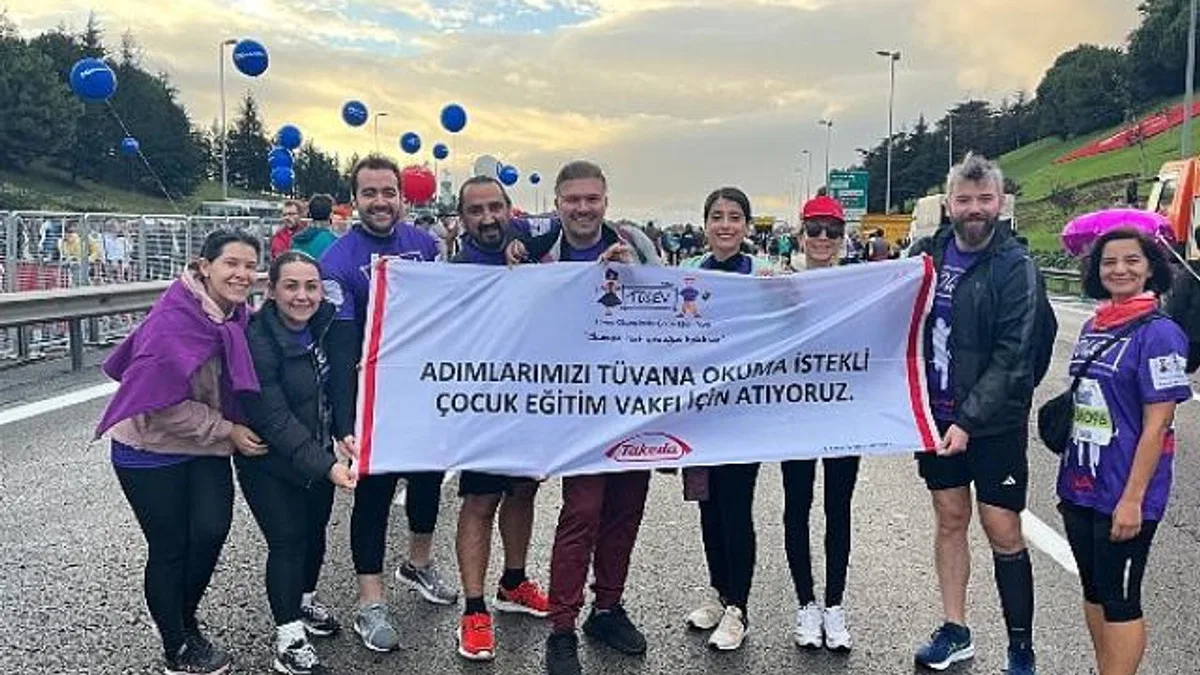 Takeda Türkiye, İstanbul Maratonu’nda TOÇEV İçin Koştu