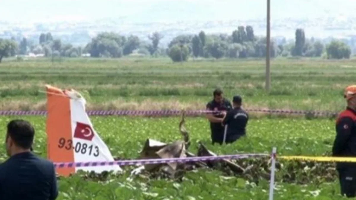 Kayseri’de uçak kazası