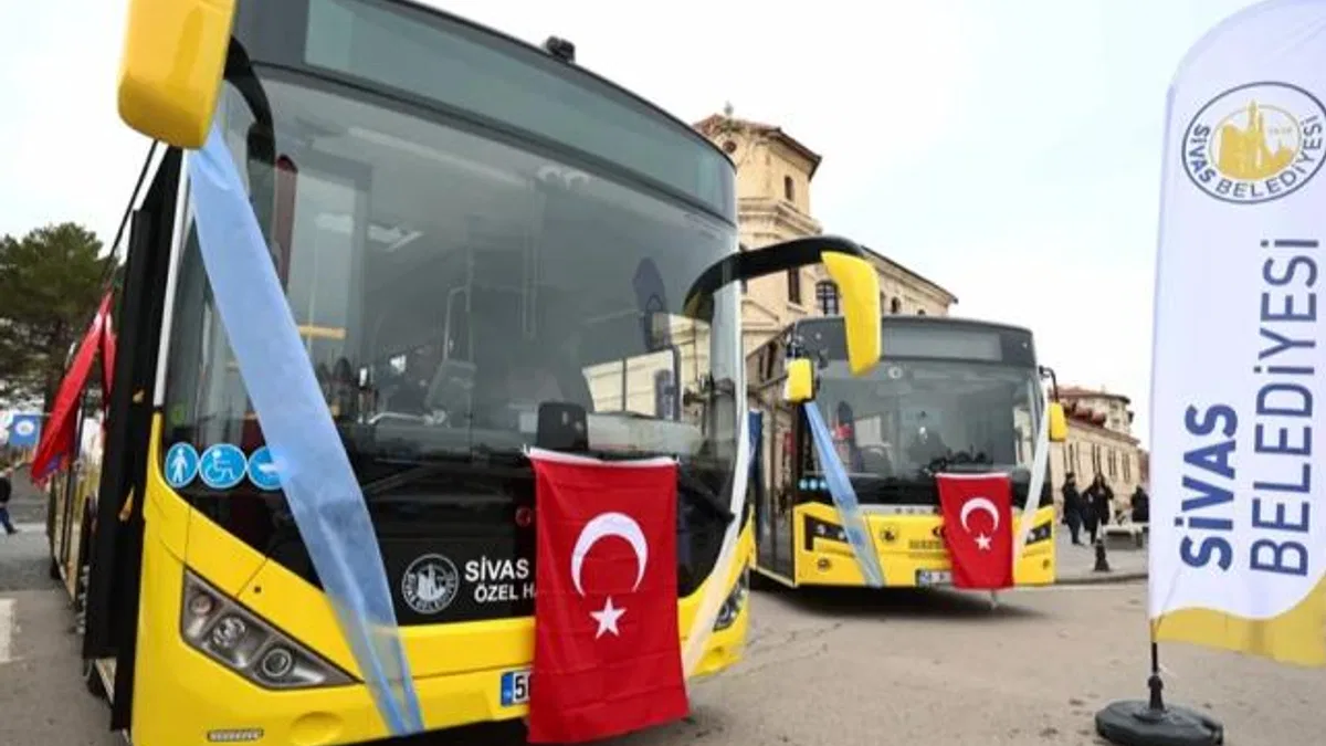 Sivas’ta ulaşım filosu güçleniyor