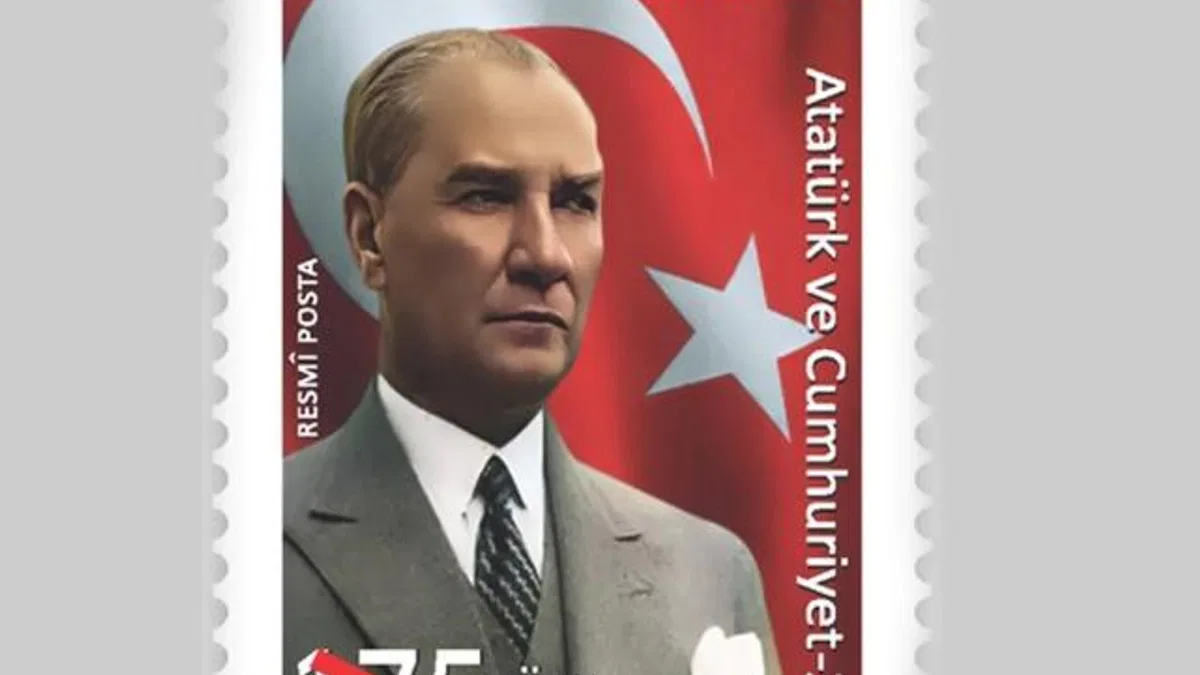PTT’den yılın ilk pulu Ata’ya