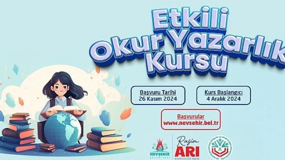 Etkili Okur Yazarlık Kursumuz Başlıyor