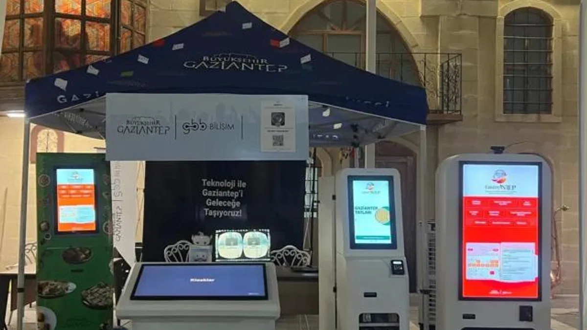 Yeni nesil kiosklar Gaziantep’te hizmete girdi
