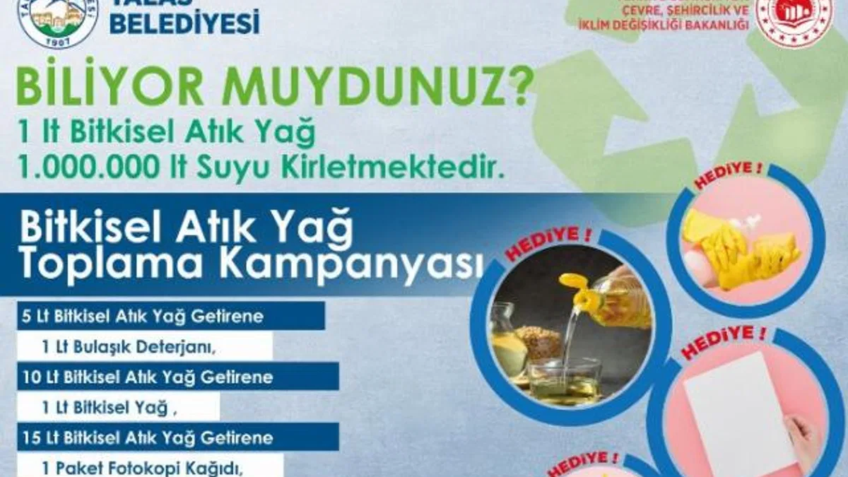 Çevre Günü’nde Talas’ta anlamlı kampanya