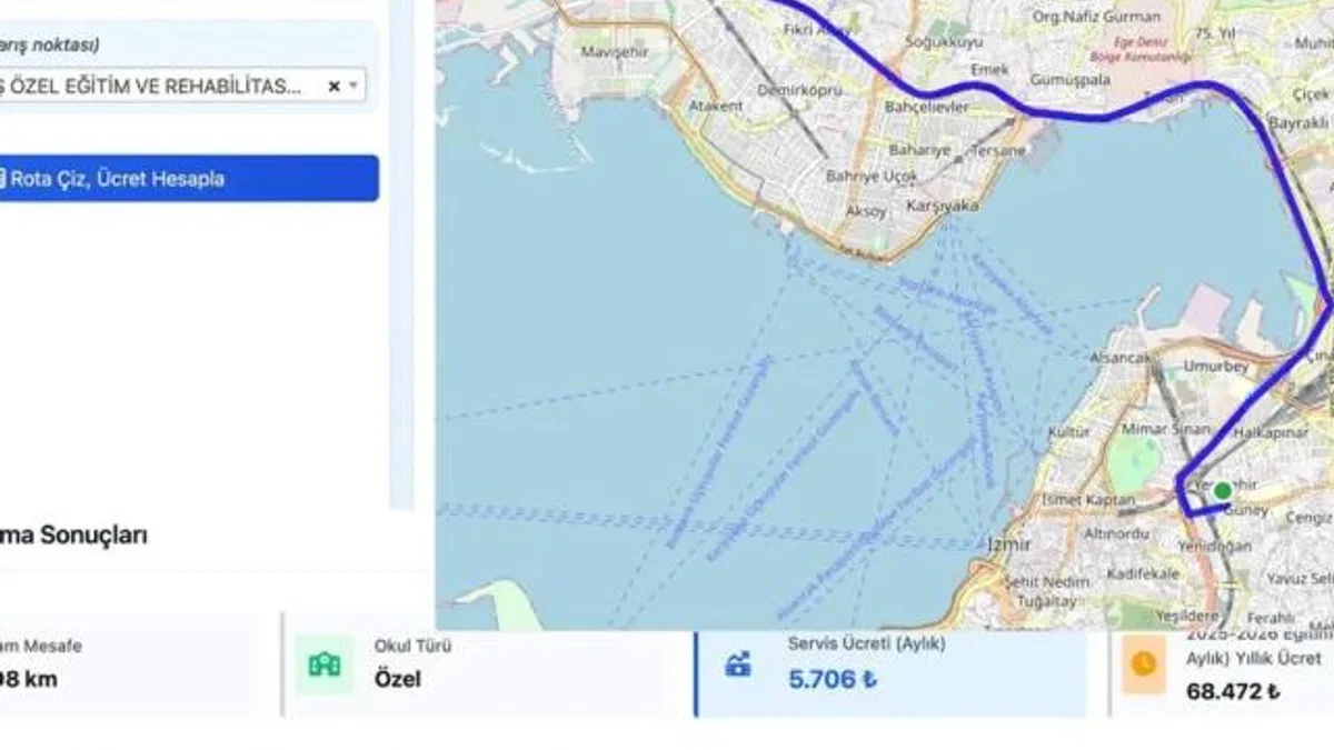 İzmir’de servis ücretleri artık ‘web’den hesaplanacak