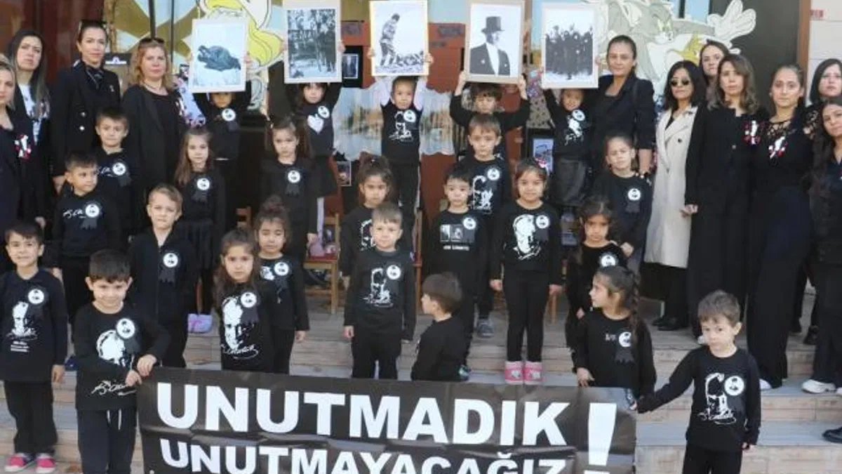 Manisa’da minikler Ata’sını özlemle andı