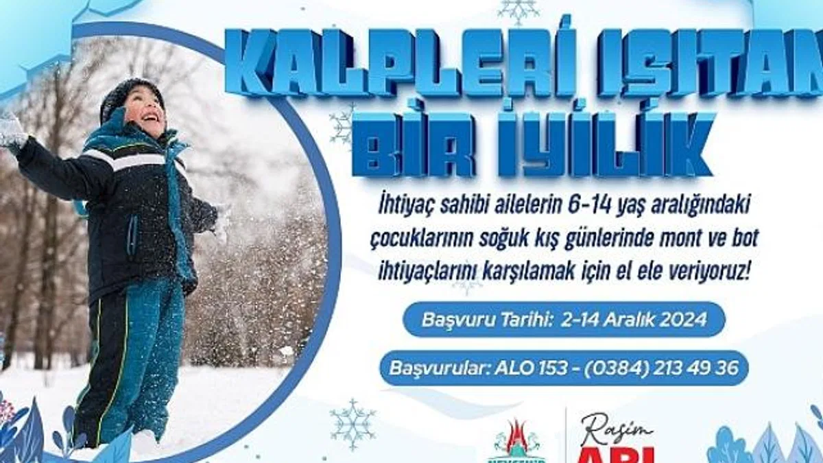 “Kalpleri Isıtan Bir İyilik” Projesi Kapsamında El Ele Veriyoruz