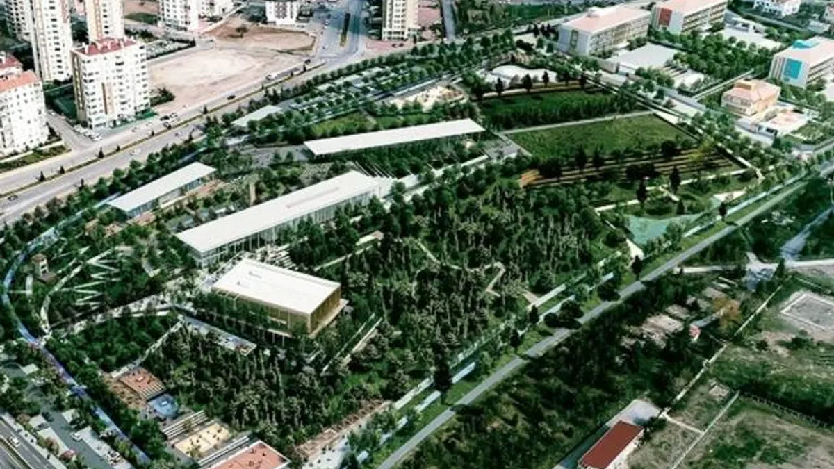 Kayseri Talas Millet Bahçesi’nde sona geliniyor