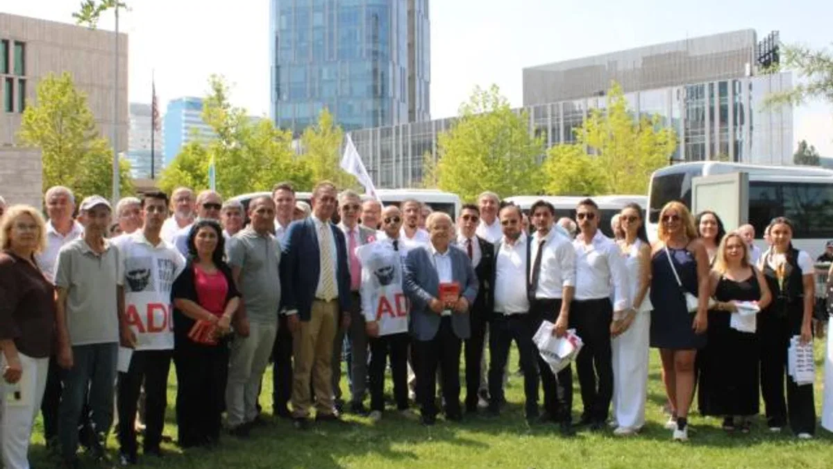 ADD, ABD Büyükelçisi Tom Barrack’ı protesto etti