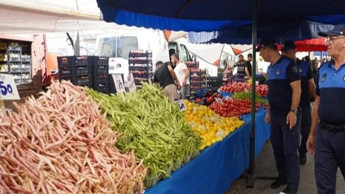 Çayırova Zabıtası’ndan pazar denetimi