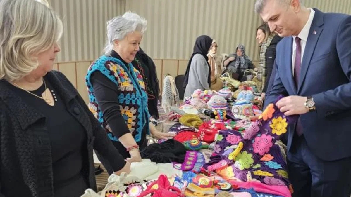 Kocaeli Gölcük’te ‘örgü’ zamanı