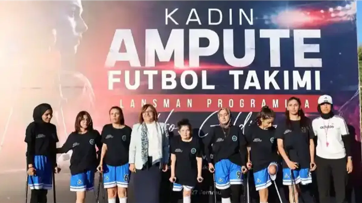 Türkiye’nin ilk kadın Ampute takımı gazi şehirde
