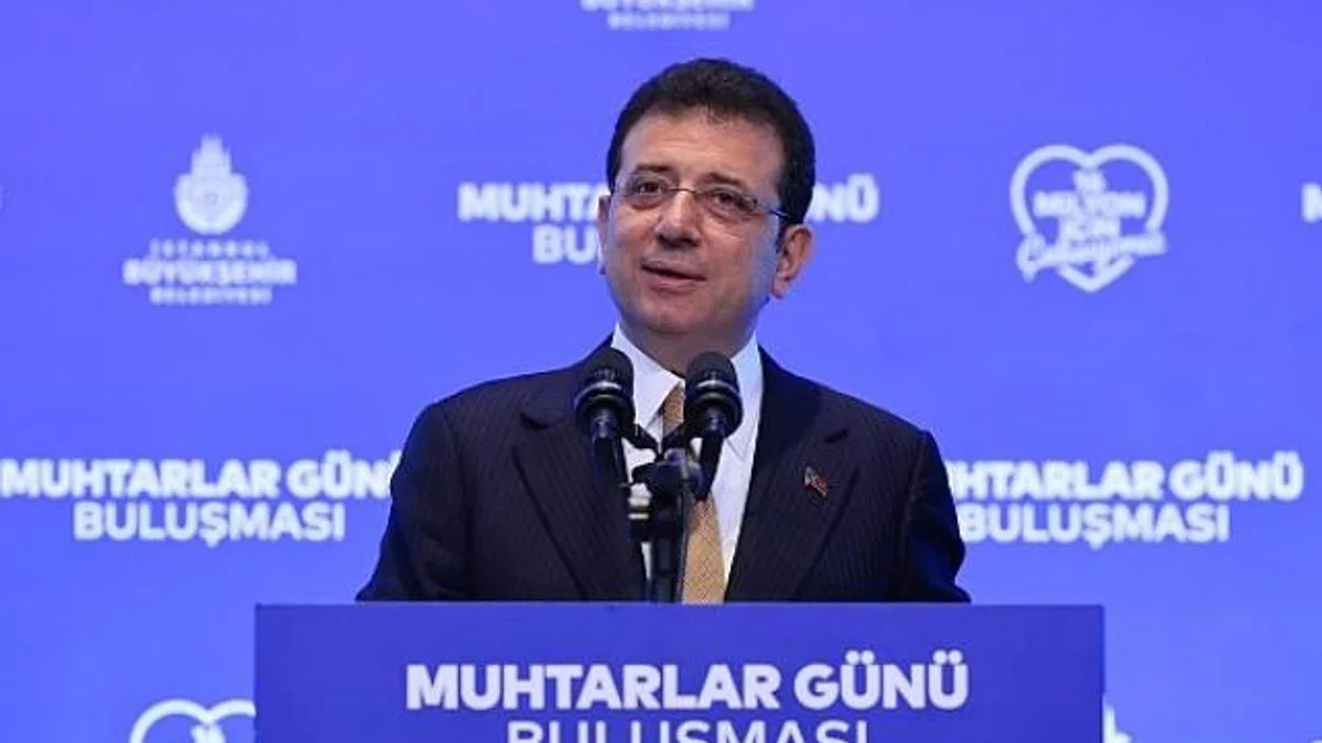 TBB ve İBB Başkanı Ekrem İmamoğlu, ’19 Ekim Muhtarlar Günü’ buluşmasında konuştu