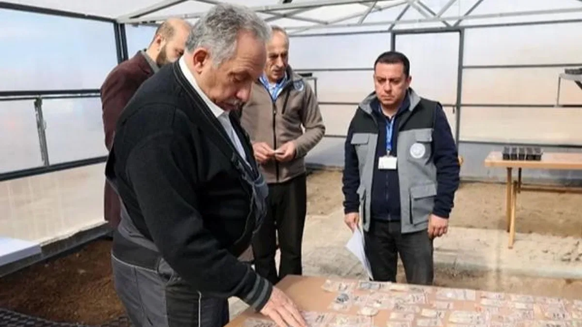 Kayseri Talas’ta tulum eşliğinde tohum şenliği