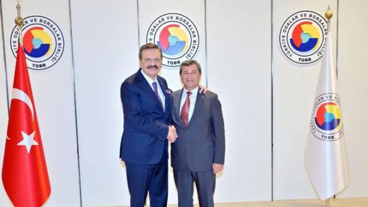 Necmi Sezer’den TOBB Başkanı Hisarcıklıoğlu’na ziyaret