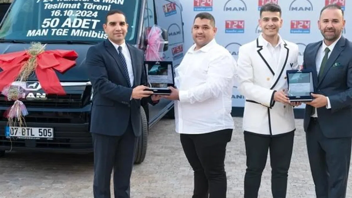 MAN toplu teslimatını Antalya’da yaptı