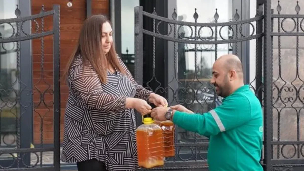 DBB’nin çalışmasıyla 4.5 ton bitkisel atık yağ toplandı