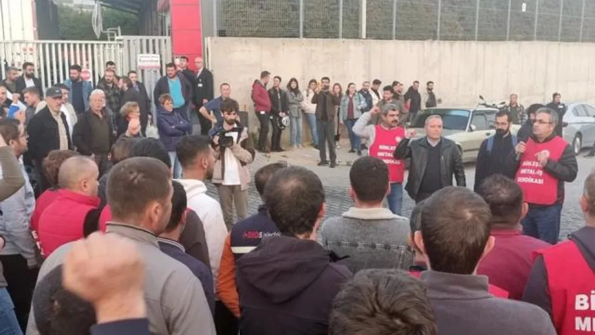 Birleşik Metal’den Balıkesir’de sendika düşmanlığına karşı eylem