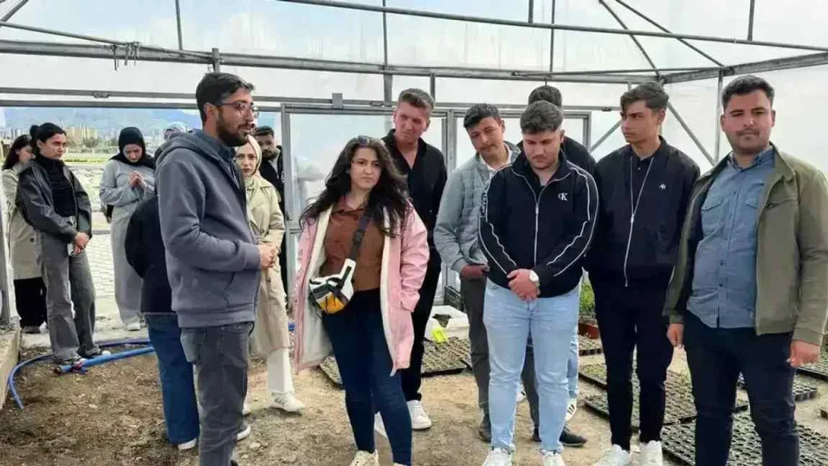 Kayseri’de üniversite öğrencilerine tarım eğitimi