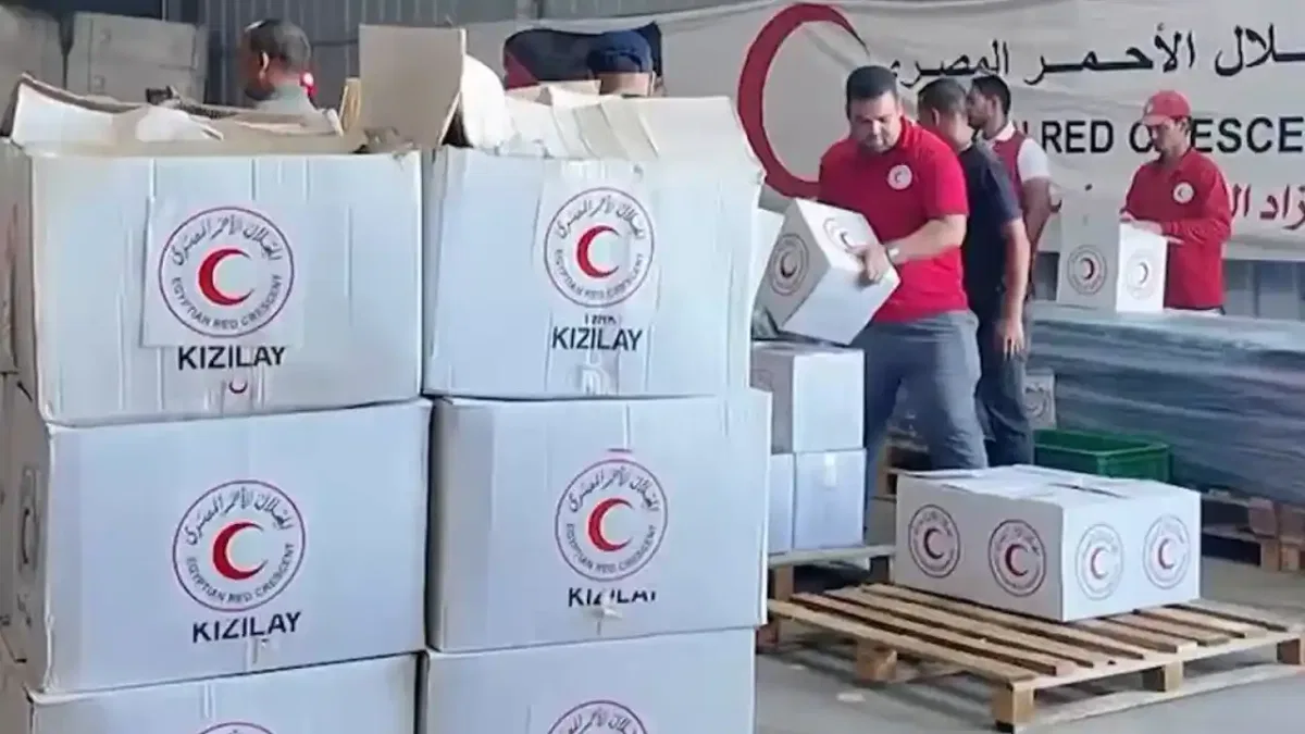 Türk Kızılayı, Gazze’de insani yardımlarını sürdürüyor