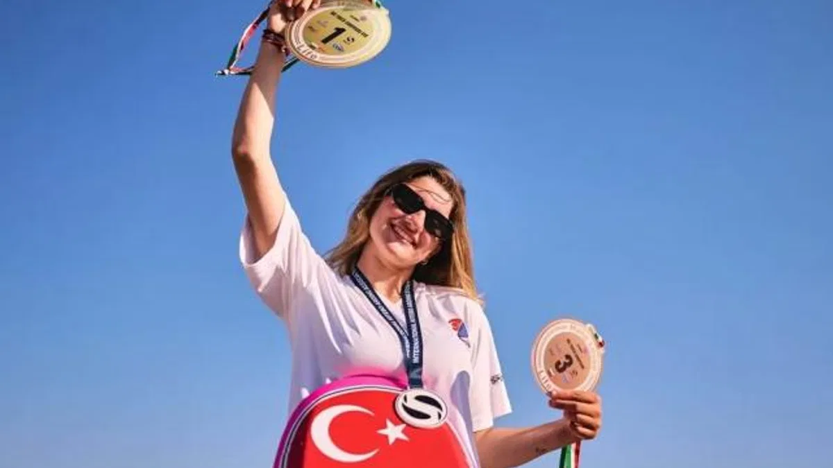 Genç sporcu Derin Deniz’den Avrupa şampiyonluğu