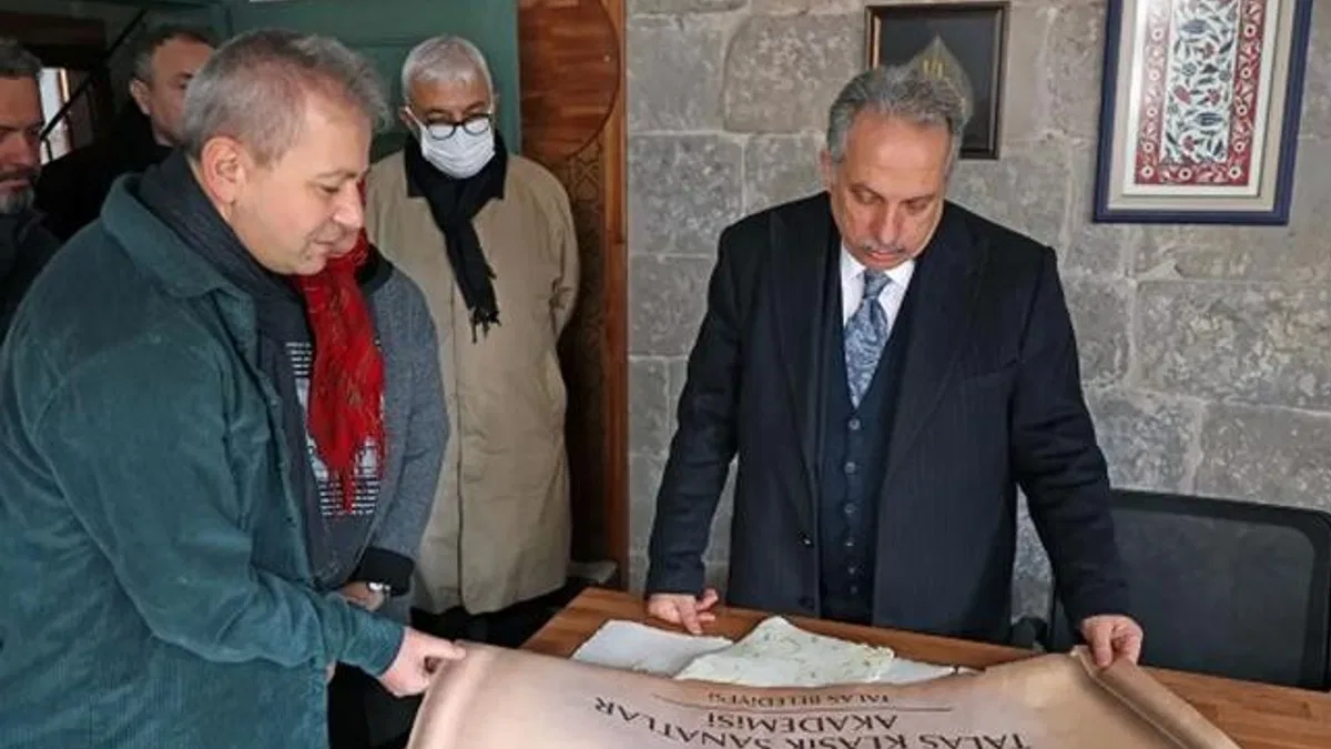 Kayseri Talas’ta Klasik Sanatlar Akademisi kuruluyor