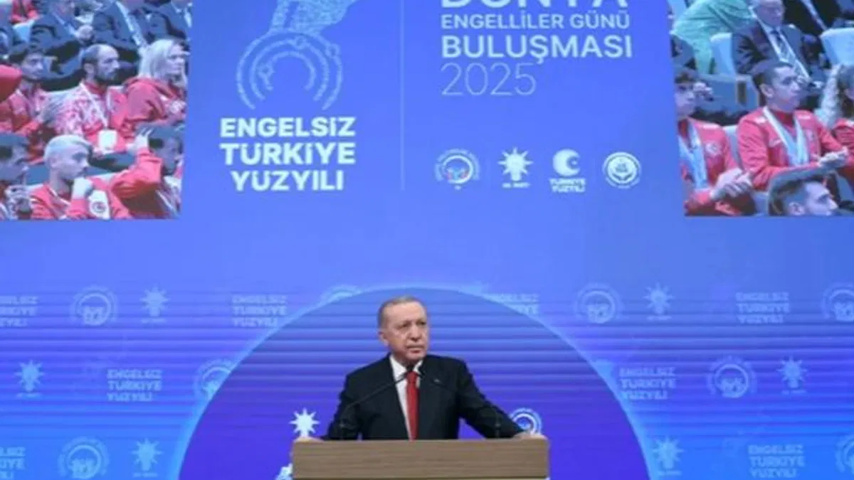 Cumhurbaşkanı Erdoğan: Engelli vatandaşlarımız için 23 yılda tarihi adımlar attık