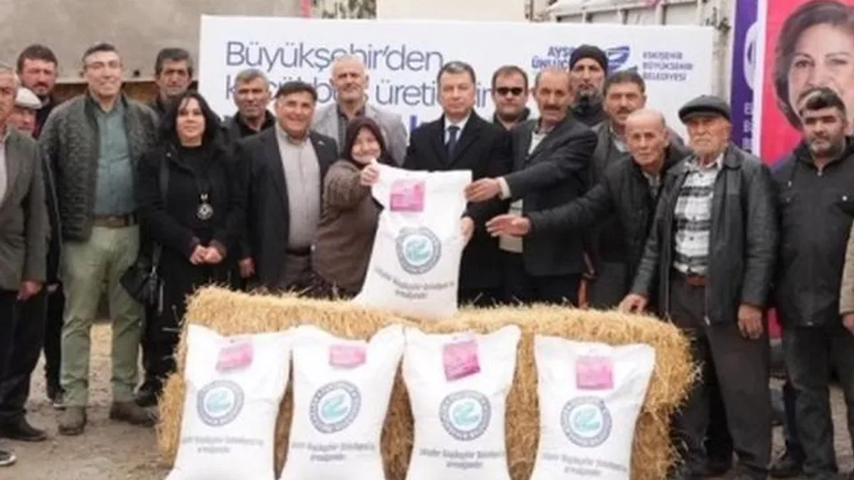 Eskişehir’de Günyüzü’ndeki üreticilere destek