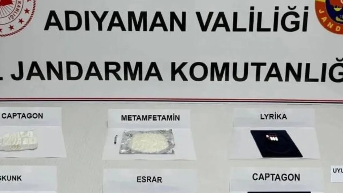 Adıyaman’da uyuşturucu operasyonu