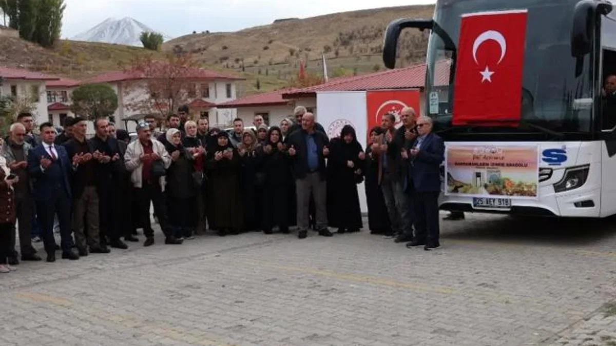 Erzurum’dan 36 şehit yakını aile Çanakkale’ye uğurlandı