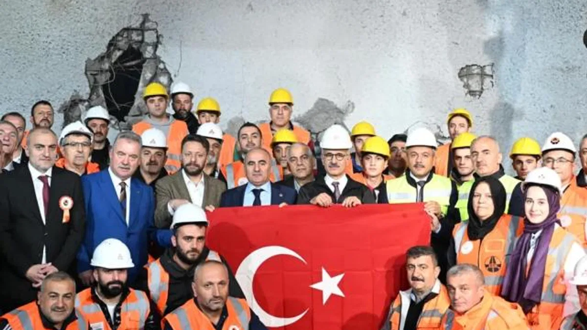 Rize Çamlıhemşin Tüneli’nde ışık göründü