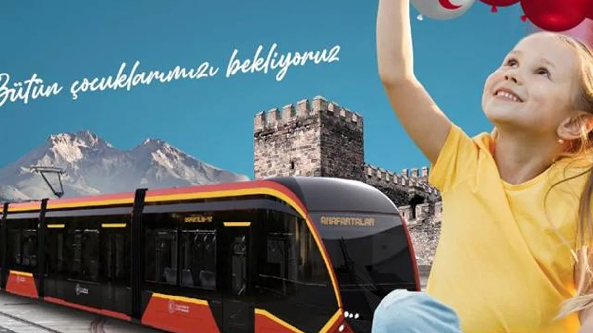 Kayseri’nin 23 Nisan’a özel “Çocuk Treni” yola çıkıyor