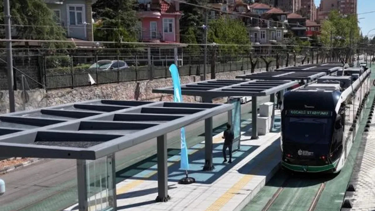 Kocaeli Alikahya Tramvay Hattı’nda iki istasyon devrede