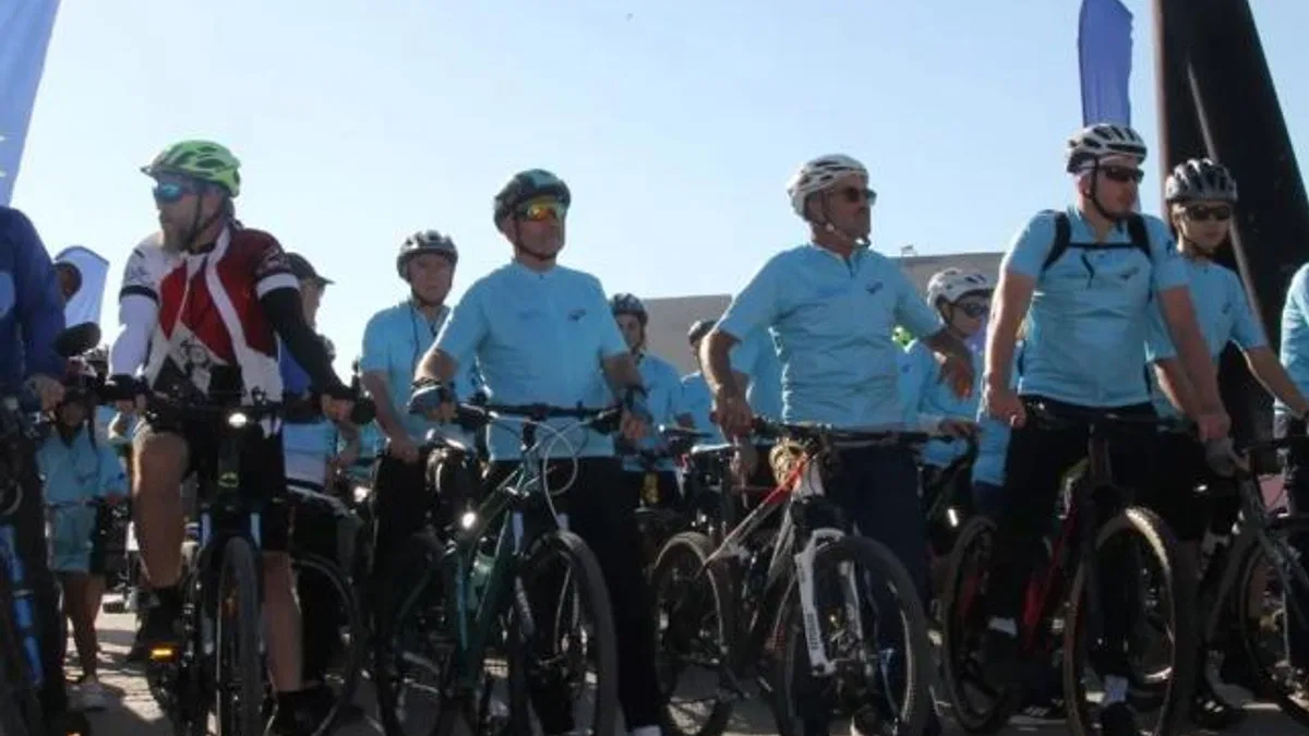 İzmit’te pedallar Hasan Sert için çevrildi