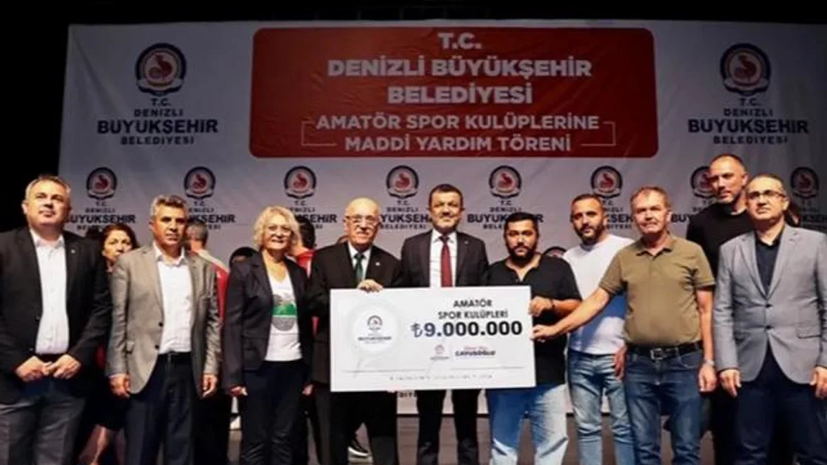 Denizli Büyükşehir’den amatör spor kulüplerine 9 Milyon TL destek
