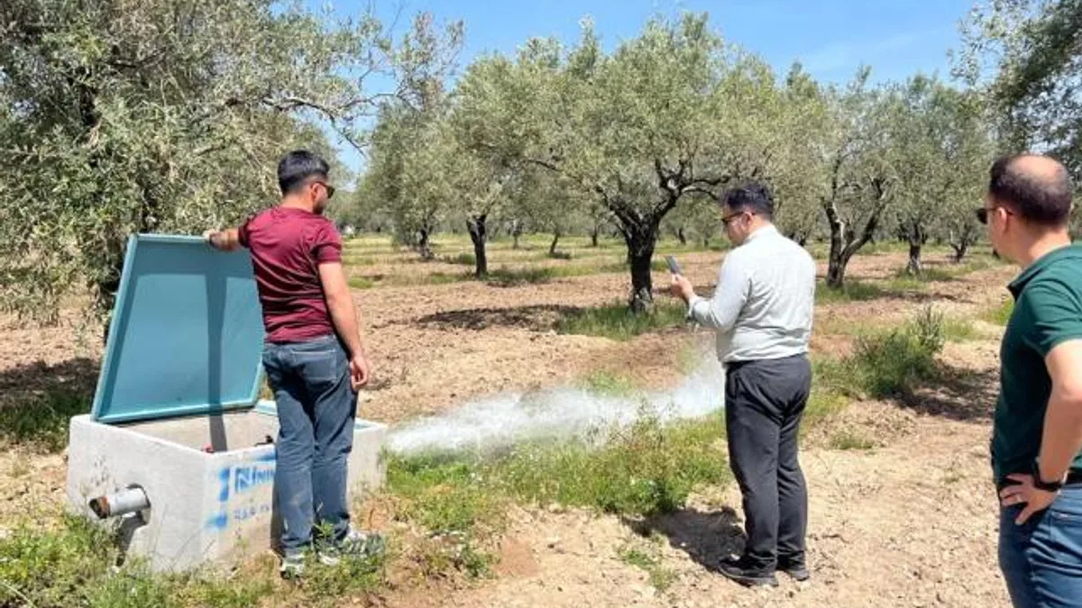 Manisa’da 2 bin 500 dekar arazi Öveçli ile suya kavuşacak
