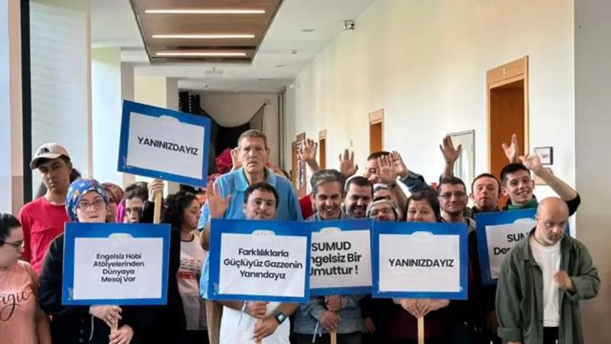 Sakarya Engelsiz Hobi Atölyeleri’nden Filistin’e “Sumud” desteği