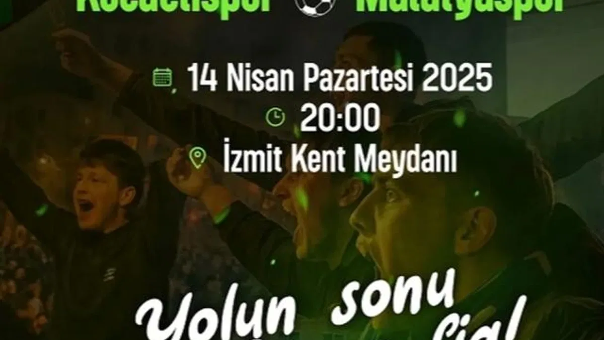 Kocaeli’de kalpler sahada, coşku meydanda