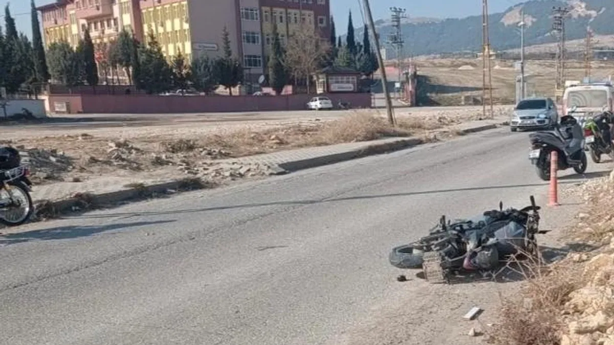 Adıyaman’da motosiklet kazası: Sürücü ağır yaralı