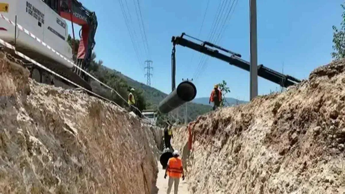 ASAT Kaş’ın içme suyu altyapısını güçlendiriyor