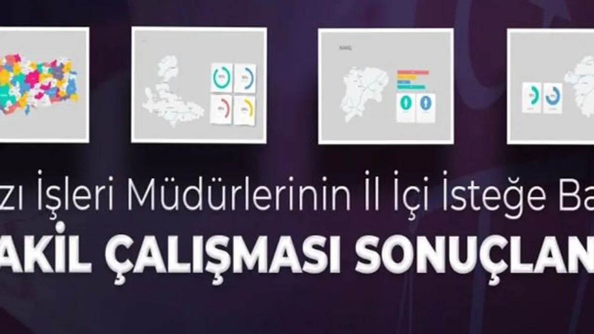 Adalet’te Yazı İşleri Müdürlerinin nakil talepleri sonuçlandı